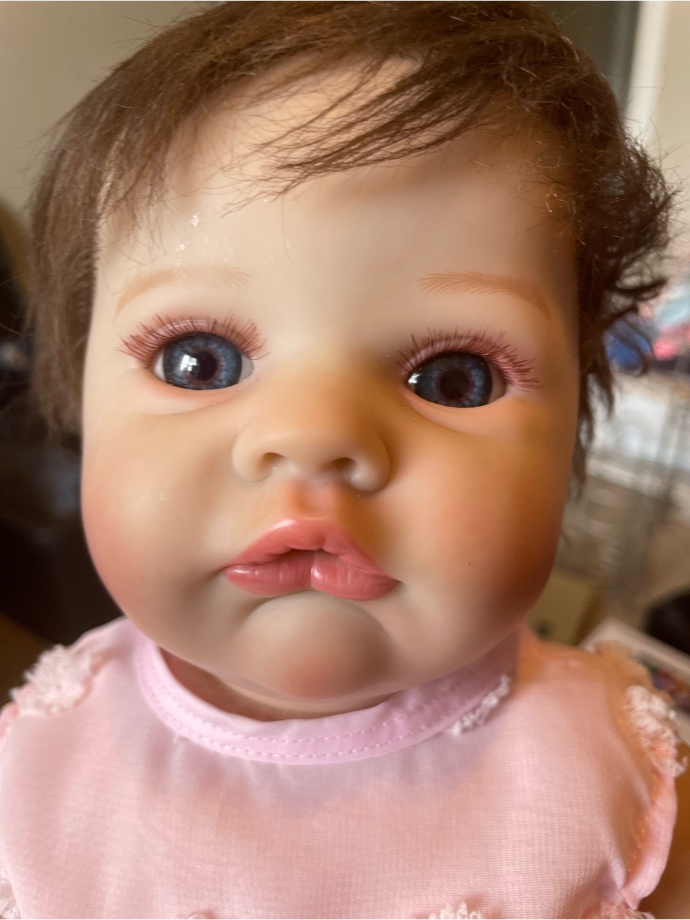 Pink Baby Doll with Realistic Features - Kids Toys
